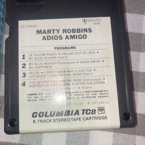 Vtg 70’s Columbia House Country 8 Track Tapes Anderson, Rich, Harris, Robbins - Picture 3 of 12